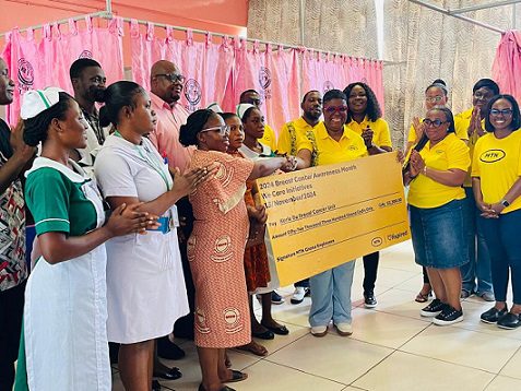 MTN Ghana soutient l'unité de soins du sein de Korle-Bu avec GH¢52K