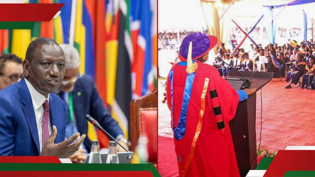 Des huées et des huées alors que les diplômés de l'université multimédia rejettent le message du président : « Ruto doit partir »