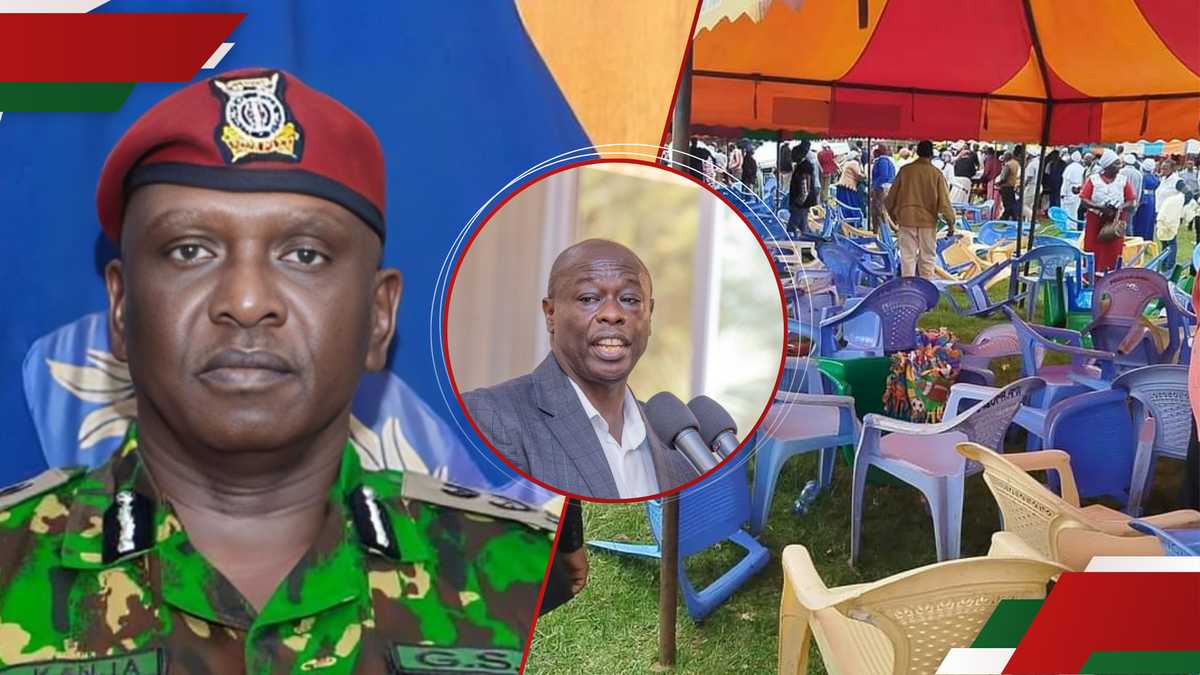 IG Douglas Kanja brise le silence sur le chaos funéraire de Limuru et nie les allégations d'arrestation de Mwathi