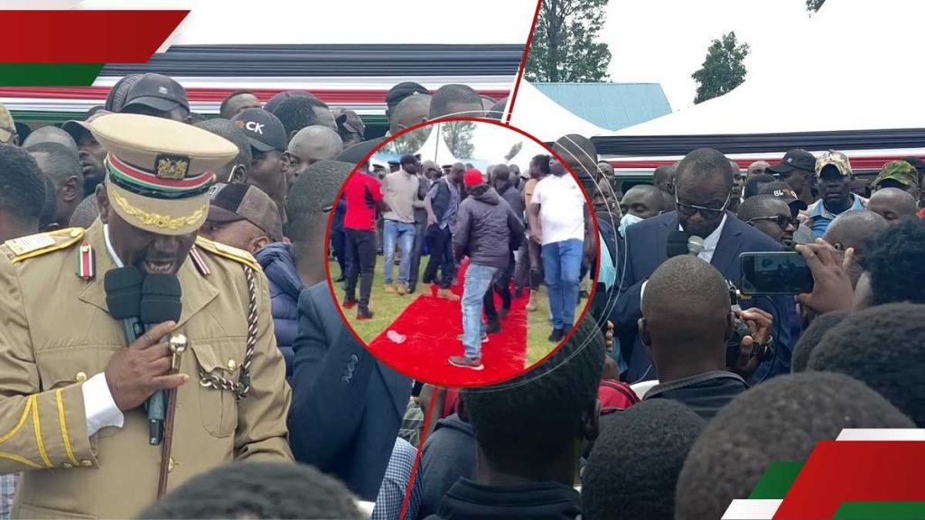 Jamhuri Day : Migori Youth Heckle, commissaire du comté de Block après avoir lu le discours de William Ruto