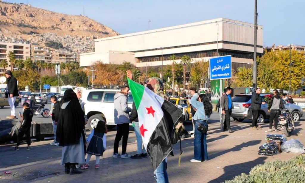 Syrians in the street of Damascus. Photo Credit: IOM 2024