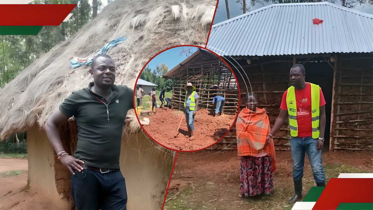Busia Well-Wisher construit une maison pour une femme dans le besoin après que son mari l'a abandonnée avec ses 4 enfants