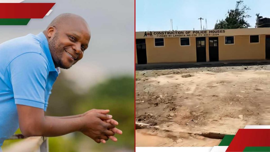 Jalang'o commence la construction de 15 nouvelles maisons pour les policiers de Lang'ata : « Lazima Waishi Vizuri »