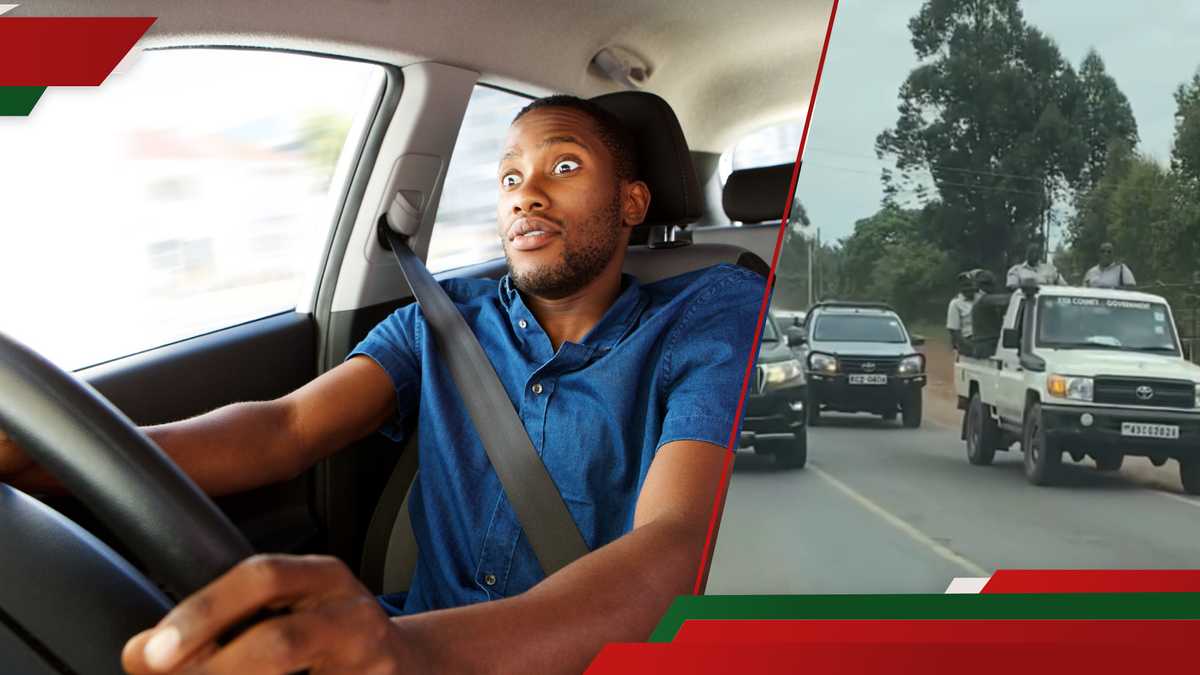 L'automobiliste kenyan audacieux refuse de faire place aux véhicules gouvernementaux: "Mlipa Ushuru"