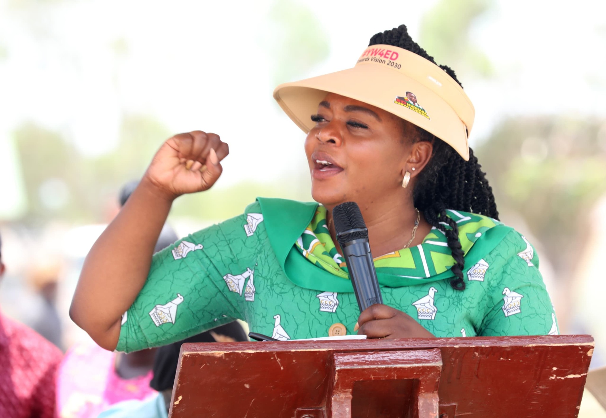 ICT Minister Mavetera under fire for leading Chiwenga diss song at National Shrine; VP’s supporters label her “reckless, provocative”
