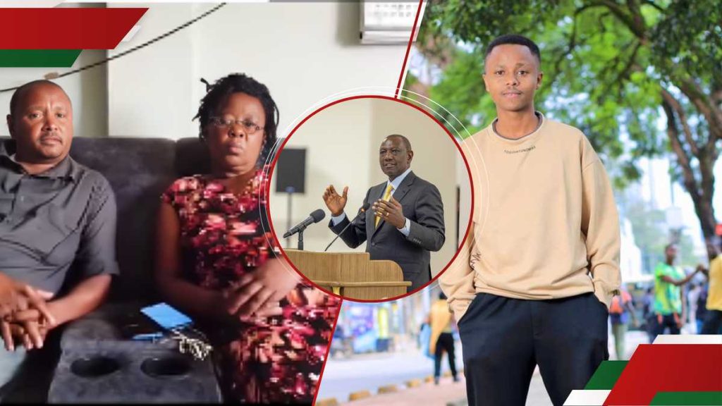 Les parents de Billy Mwangi s'excusent en son nom et demandent de l'aide à William Ruto pour retrouver leur fils