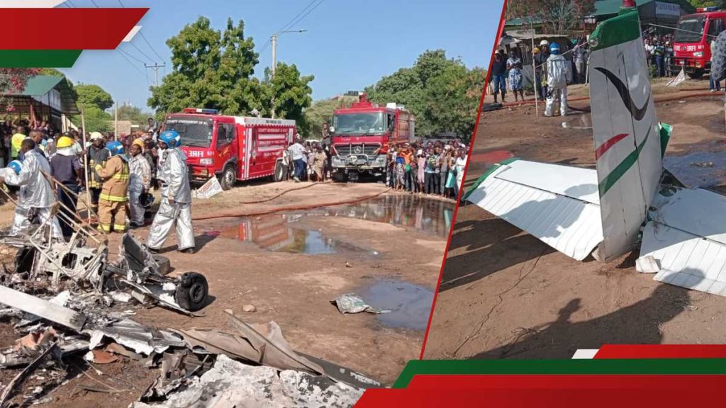 Malindi : Plusieurs personnes craignent d'avoir été brûlées au point d'être méconnaissables lors du crash d'un avion léger qui prend feu