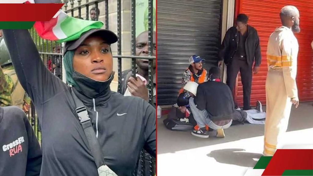 Nairobi : La militante Shakira Wafula emmenée dans une ambulance au milieu de manifestations contre les enlèvements