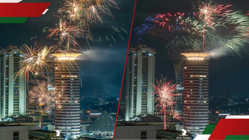 Panique au KICC alors que les feux d'artifice ratent leur chemin pendant les célébrations du Nouvel An : "Kwani Ni Teargas"