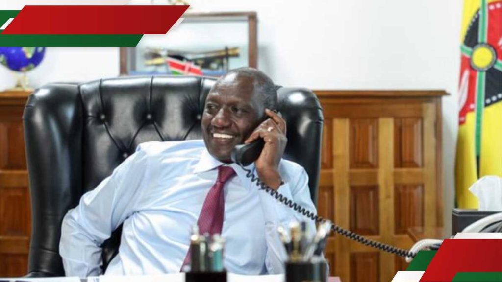 Réactions telles que William Ruto parle au secrétaire d'État de Donald Trump Marco Rubio au téléphone