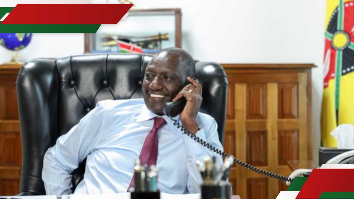 Réactions telles que William Ruto parle au secrétaire d'État de Donald Trump Marco Rubio au téléphone
