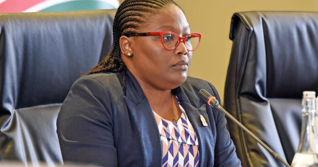 Sikhakhane continue d'interroger Mengo sur les conversations WhatsApp qu'elle a eues avec Mbenenge