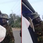 Une vidéo virale d'un policier ordonnant aux passagers de quitter Matatu suscite des réactions mitigées