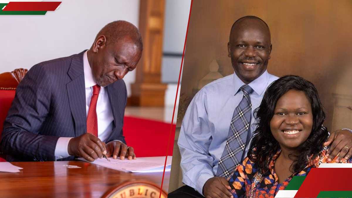 William Ruto nomme le mari de Gladys Wanga à un poste lucratif au sein du gouvernement