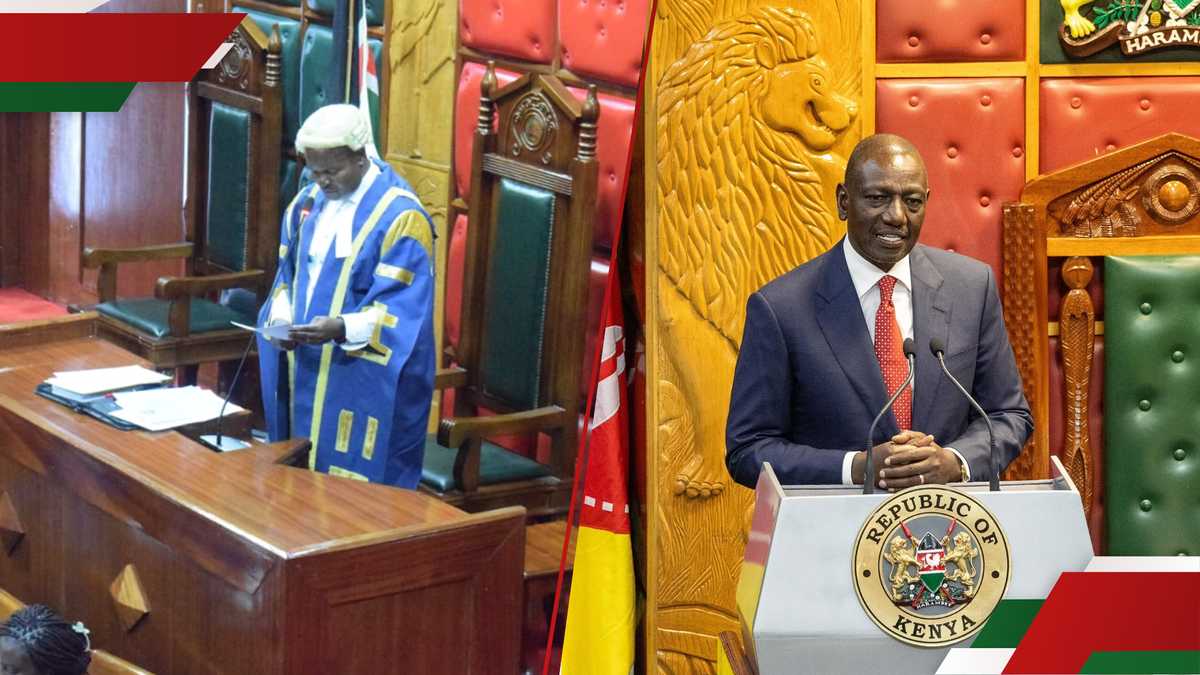William Ruto pour s'adresser à l'assemblée du comté de la ville de Nairobi lors d'une première session historique