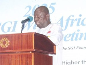 D K Sintim Aboagye — General Director Soka Gakkai Ghana