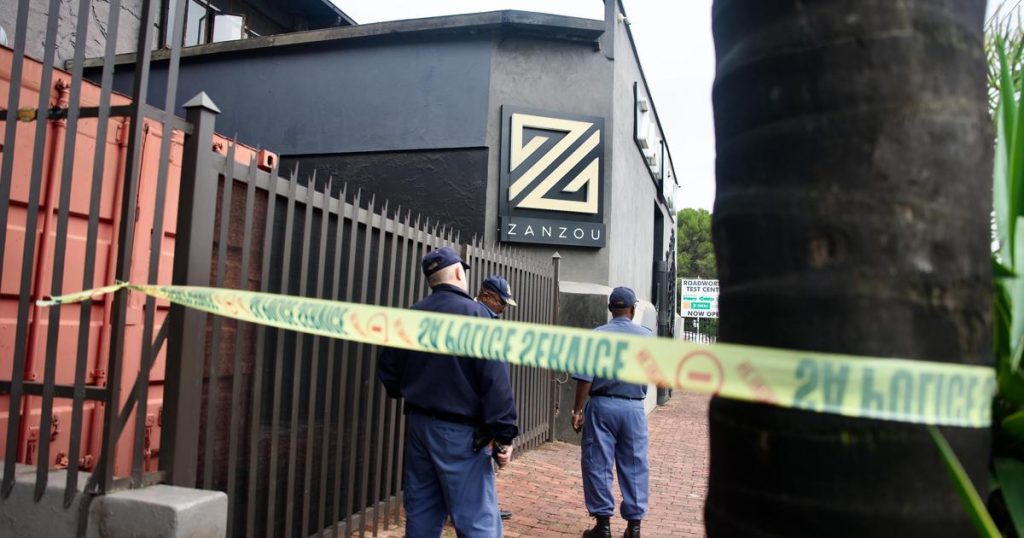 La ville de Tshwane accuse Zanzou Nightclub de ne pas signaler les crimes commis par le personnel