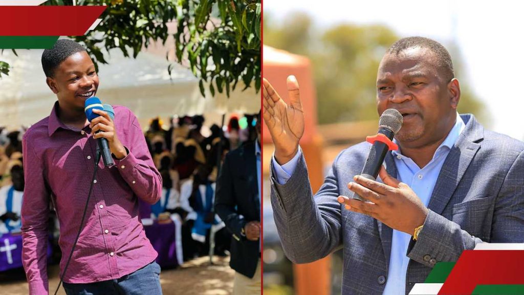 Le fils de Rashid Echesa réprimande son père en public pour avoir fanning chaos: "Mtaenda Nyumbani"