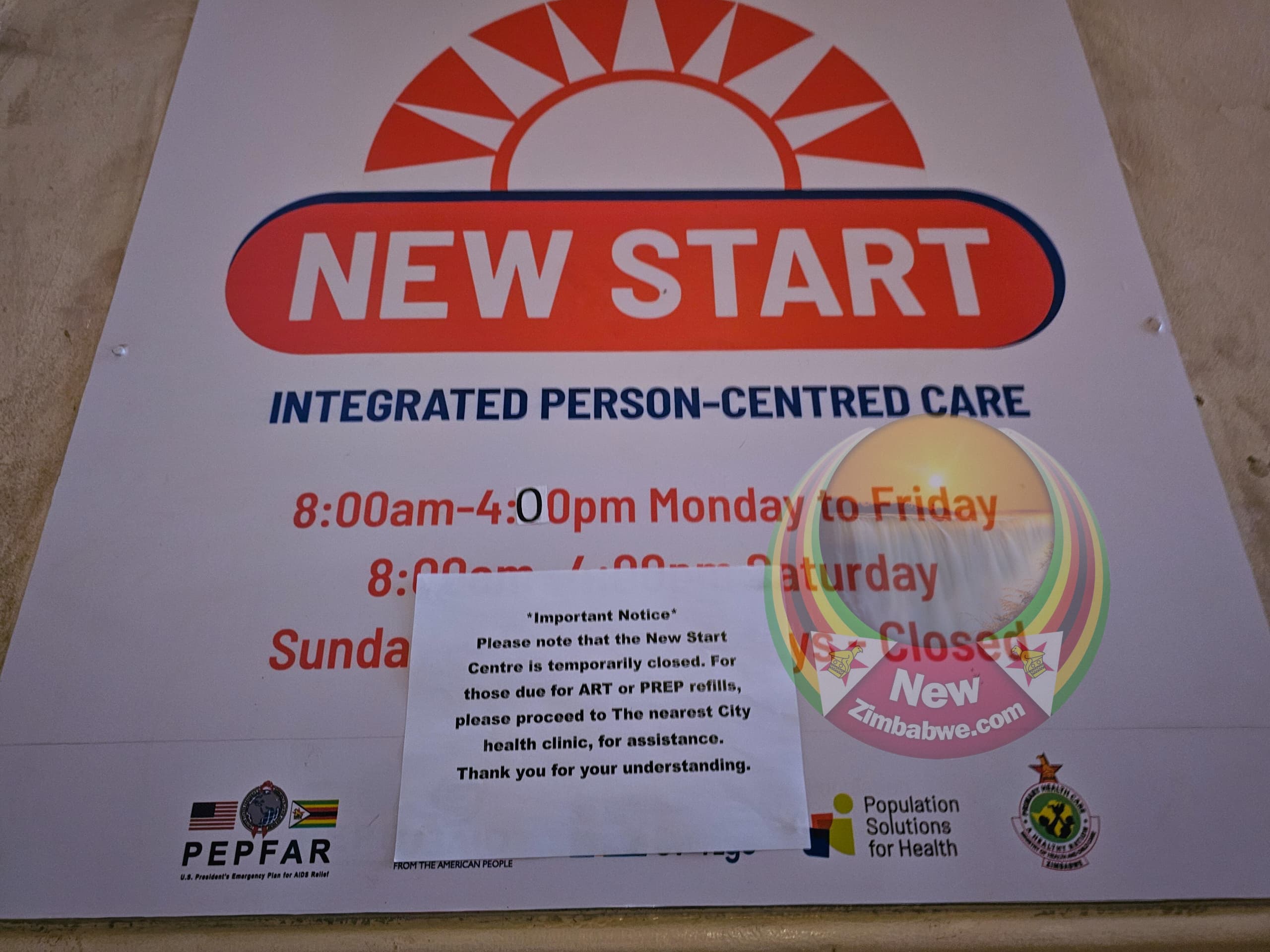 New Start Centre suspends ART, PrEP refills