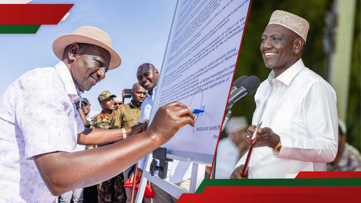 Profil ethnique: Ruto signe un décret présidentiel pour mettre fin à la discrimination des résidents du nord du Kenya