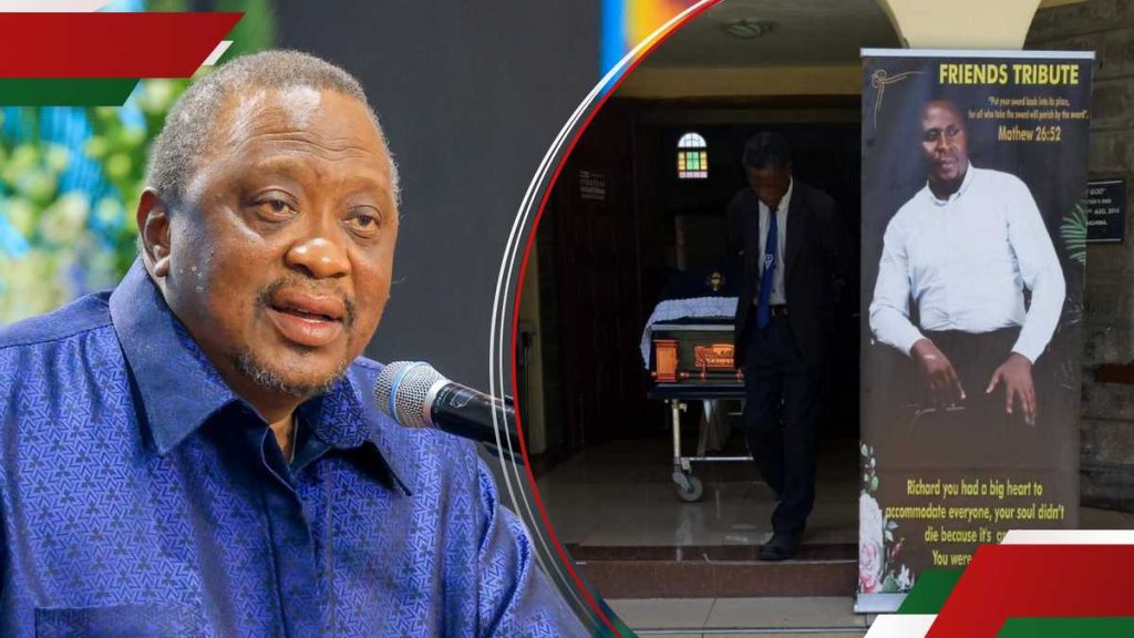 Richard Otieno: Uhuru Kenyatta fait don de Ksh 500K à la veuve de l'activiste de Nakuru tué