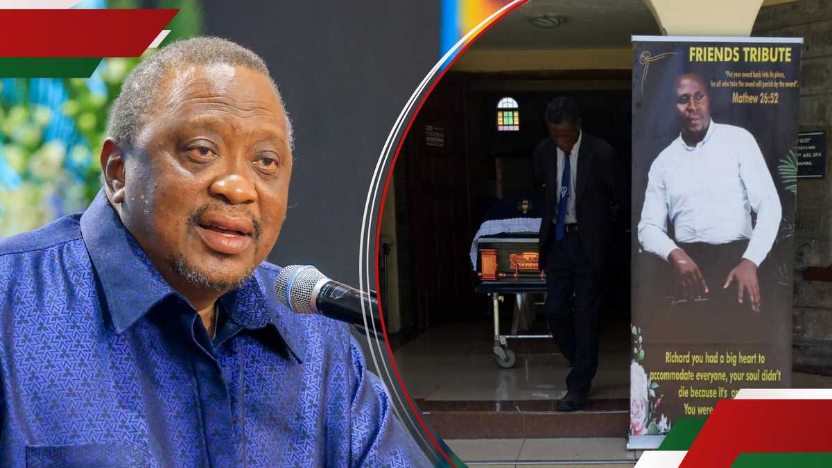 Richard Otieno: Uhuru Kenyatta fait don de Ksh 500K à la veuve de l'activiste de Nakuru tué