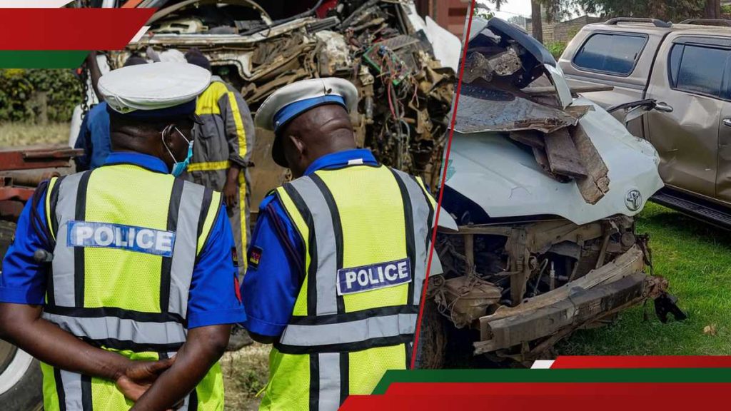 Tigoni: 2 tués dans un accident tragique impliquant un véhicule Kenha sur la route Nakuru-Nairobi