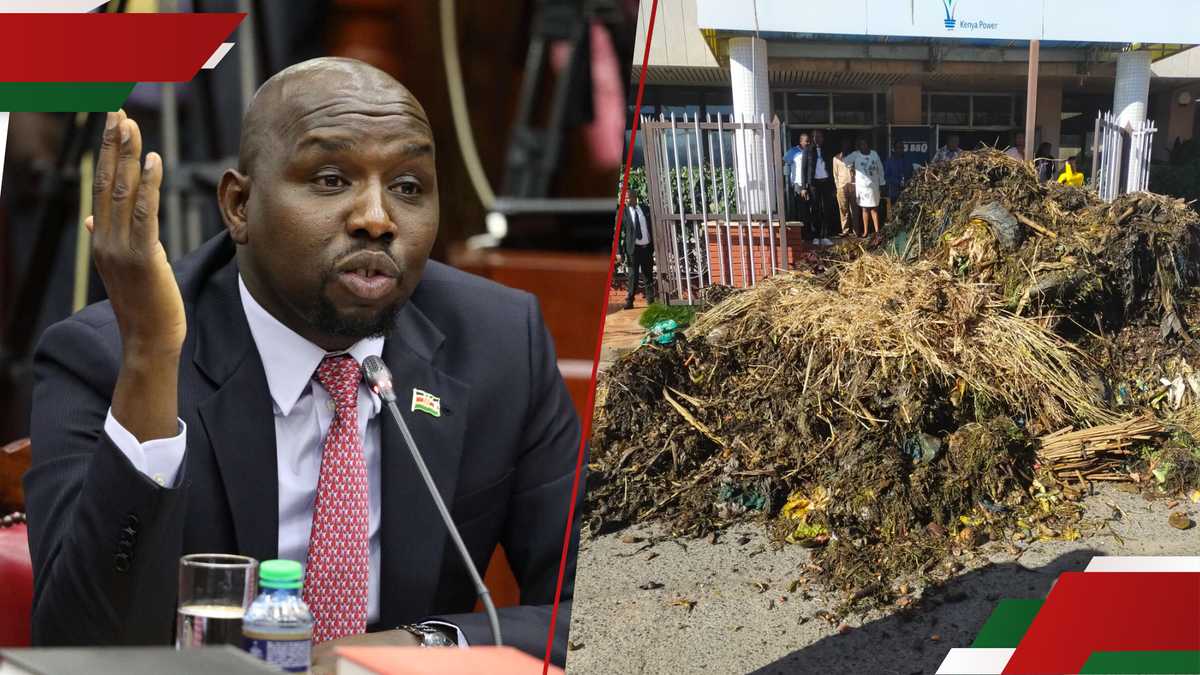 Des responsables du comté de Nairobi ont arrêté pour déversement d'ordures illégales au siège de KPLC, dit Murkomen