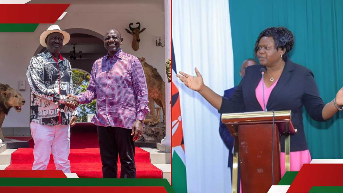 Gladys Wanga: William Ruto, Raila Odinga Partnership est au profit du jeune Kenyan