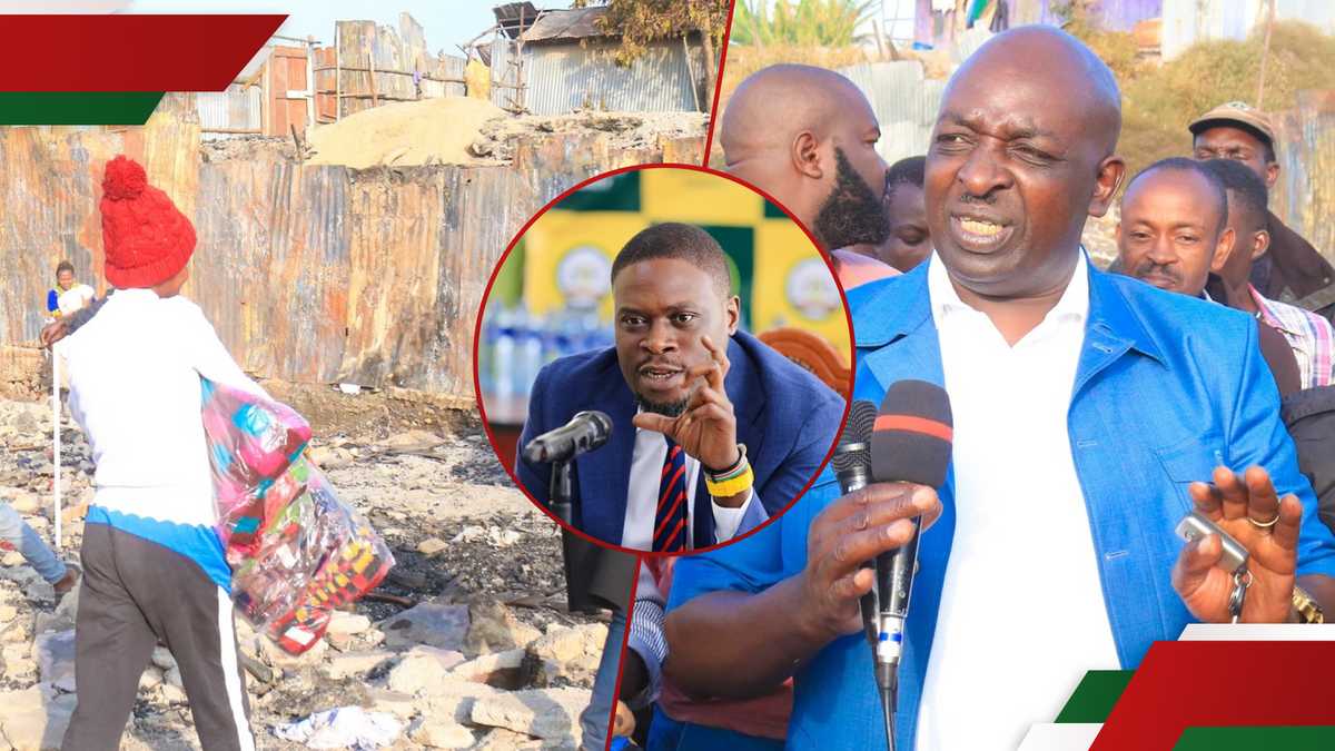 James Gakuya fait exploser Sakaja sur Tassia Fire Incident: "Disaster Fund Haifiki"