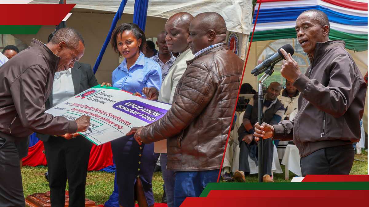 Kiambu: Le gouverneur Wamatang'i augmente la bourse annuelle du comté de 100m Ksh à Ksh 750m