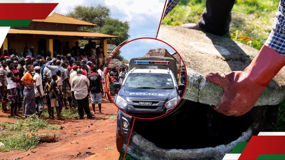 Kirinyaga: La douleur comme l'homme tue sa petite amie, jette le corps dans une fosse septique