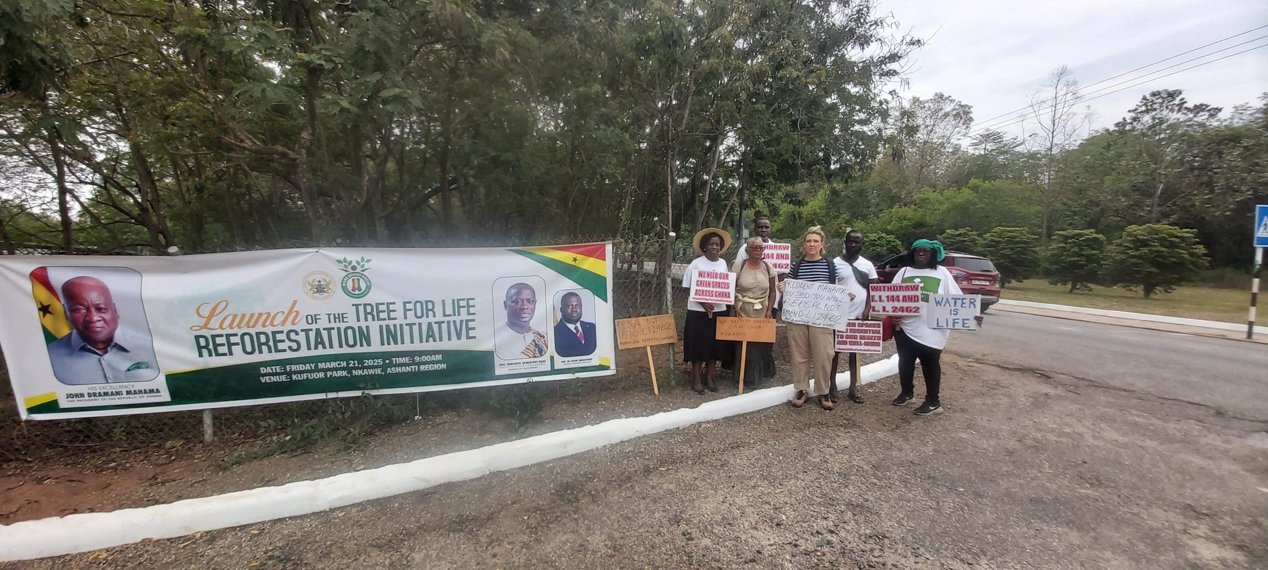 Les militants ghanéens exigent l'abrogation de la loi sur les mines à la Journée mondiale de l'eau