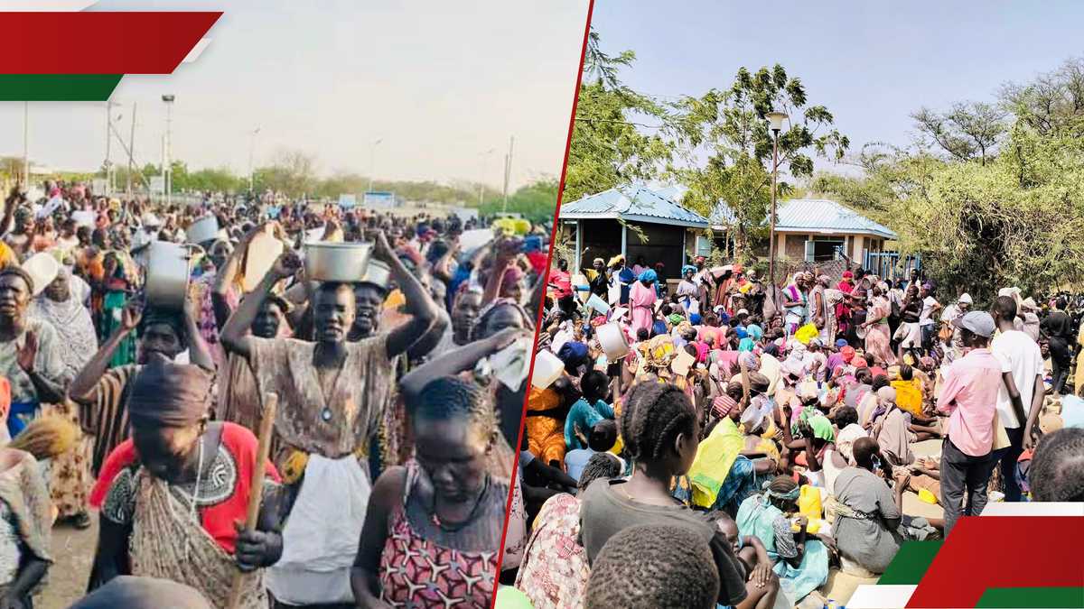 Les réfugiés affamés s'assocent à la ville de Kakuma exigeant de la nourriture: "Mieux vaut aller mourir de balles"