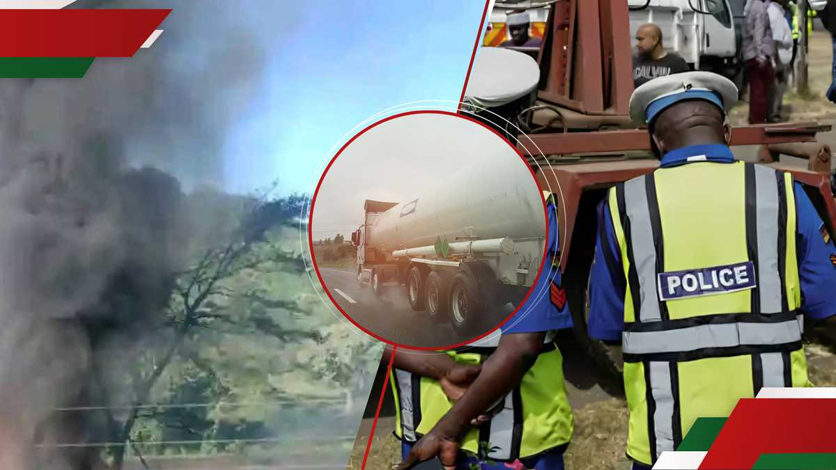 Les victimes signalées comme le pétrolier ont éclaté en flammes le long de l'autoroute Muhoroni-Londiani