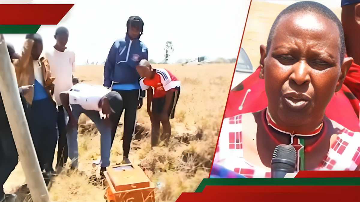 Machakos: Puzzle en tant que résidents trouve le cercueil avec du poulet vivant sur leur terrain contesté
