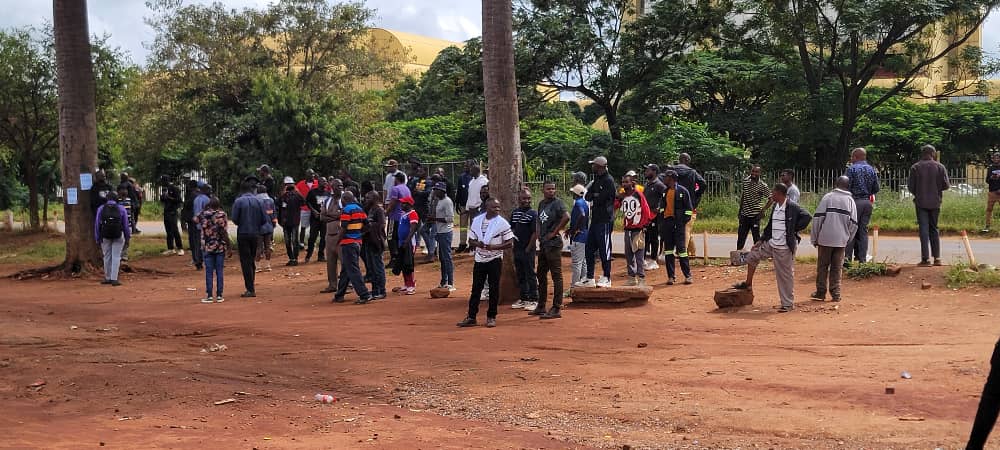 WATCH: Police break up flash protest at Robert Mugabe Square