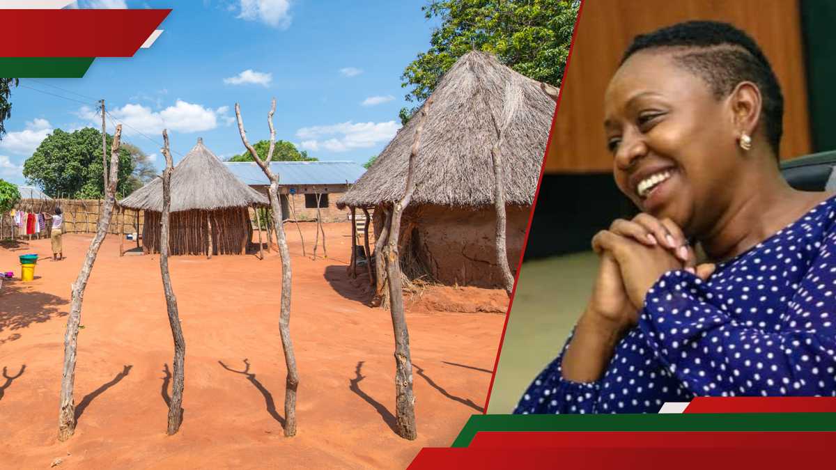 Sabina Chege dit qu'elle a été choquée de voir beaucoup de maisons de boue à Bungoma: "C'est inconnu dans le Mt Kenya"