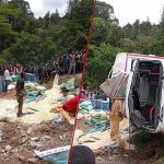Baringo: Lorry transportant de l'éthanol présumé caché dans des sacs de maïs impliqués dans un accident