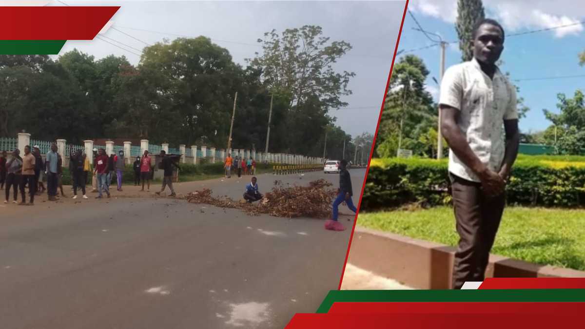 Boaz Zachary: Chaos Rock Maseno University Comme étudiant est tué, corps jeté