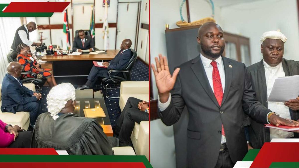 Bungoma: Confusion comme ordonnance du tribunal L'arrêt de jurer dans les candidats arrive peu de temps après la cérémonie