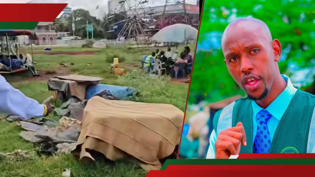 Geoffrey Mosiria promet de nettoyer Green Park après avoir été envahi par les colporteurs