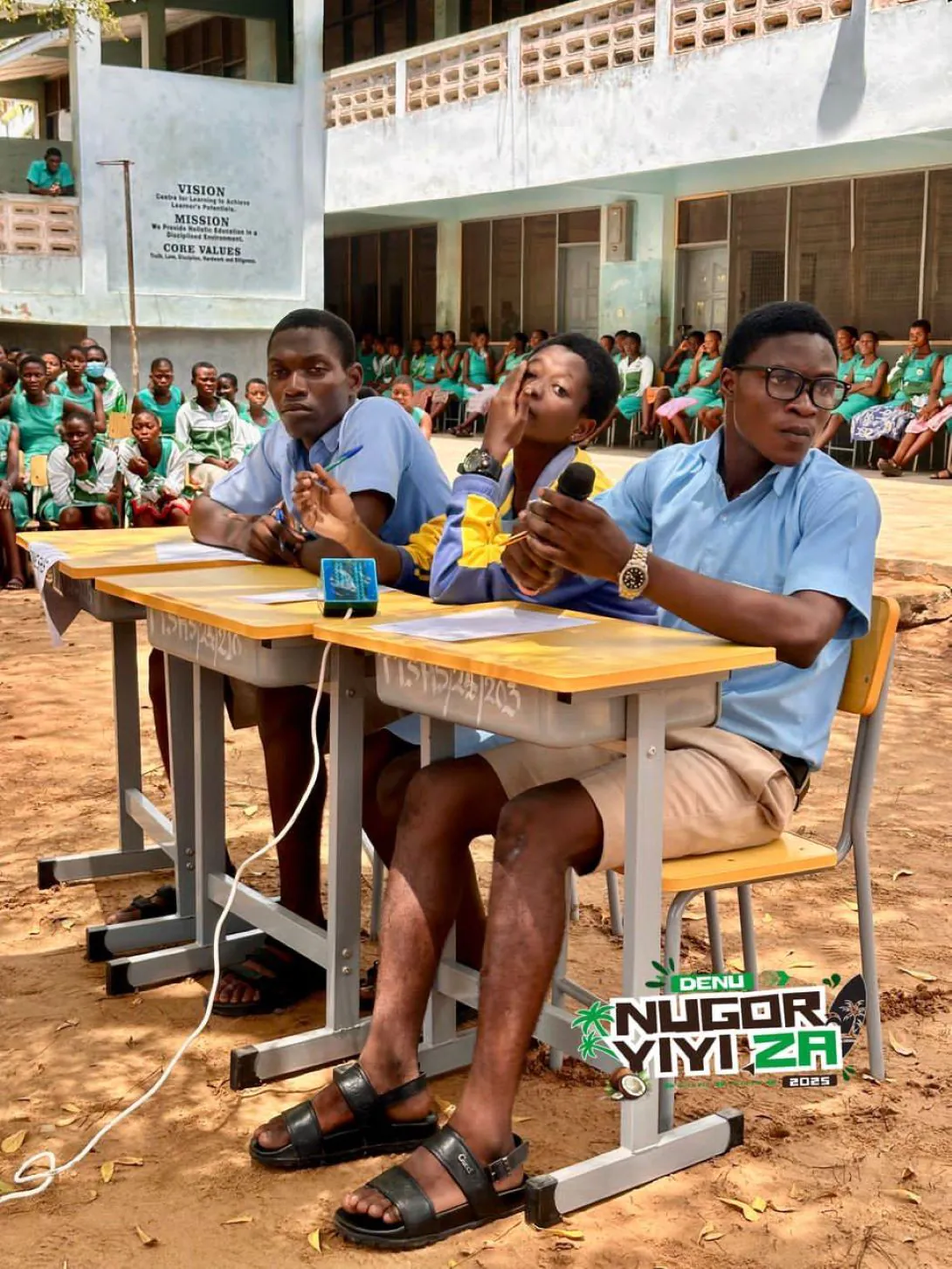Certains candidats au quiz SOSEC au lycée