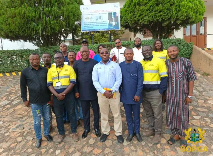 Bibiani-ANHWIASOES-BEKWAI MP Visites Asante Gold Mines Bibiani-ANHWIASOES-BEKWAI MP Visites Asante Gold Mines