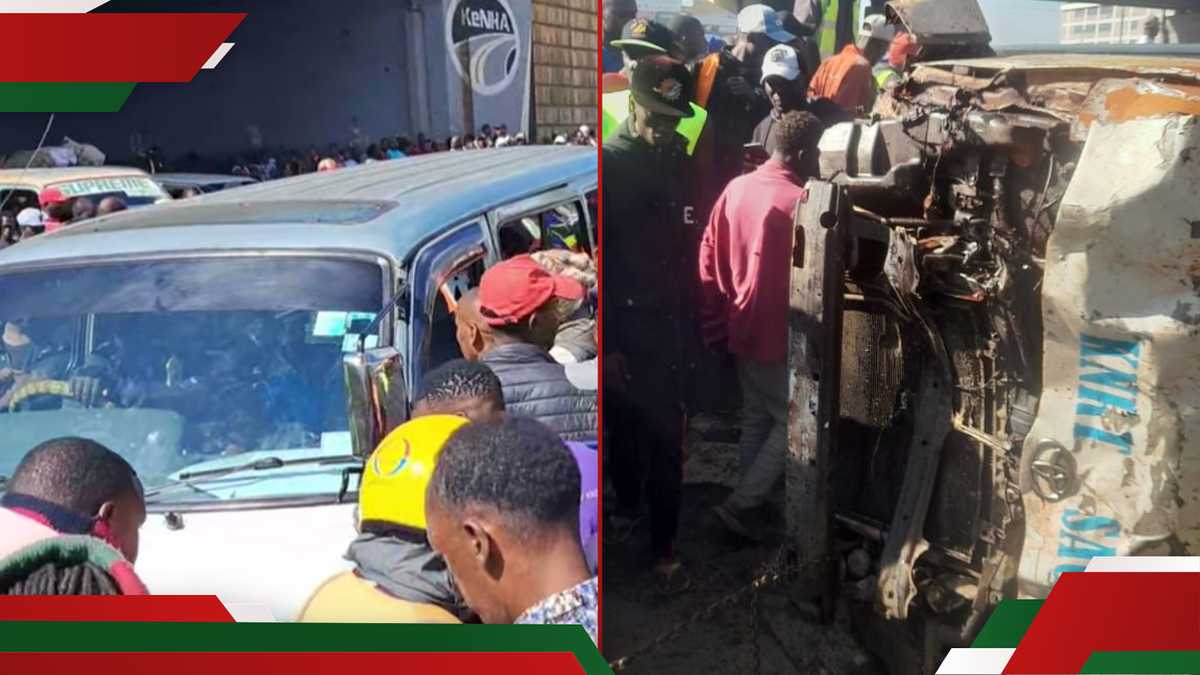 Githurai: le moment de rappel des témoins oculaires, Matatu s'est écrasé, disons que les spectateurs ont volé des victimes