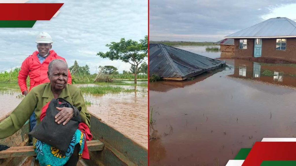 Homa Bay: Près de 300 familles déplacées après la rivière éclatent des rives après de fortes pluies