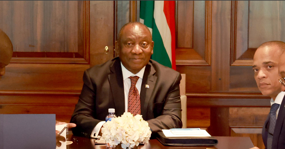 Johann Rupert, Ernie Els pour rejoindre Ramaphosa-Trump s'entretient à la Maison Blanche