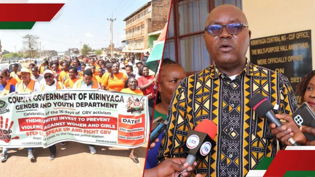 Kirinyaga enregistre une augmentation des affaires de violence basée sur le genre contre les hommes: «profondément troublant»