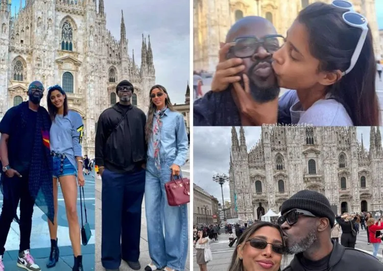 Black Coffee and model bae celebrate fifth anniversary