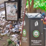 Le comté de Nairobi installe de nouveaux poubelles à travers le CBD, met en garde contre le crachat: "Utalala Ndani"